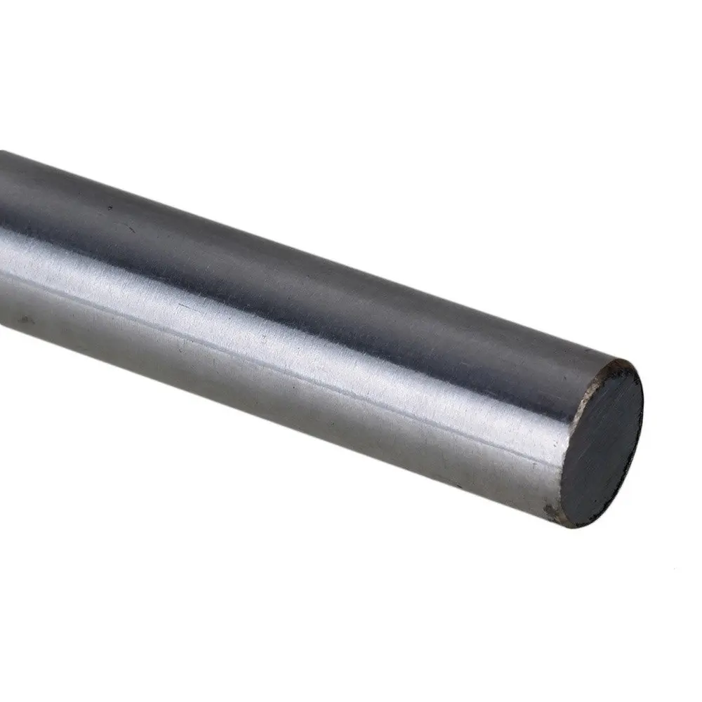 Серебристый цилиндрический линейный вал диаметром 12 мм оптическая ось L200 и