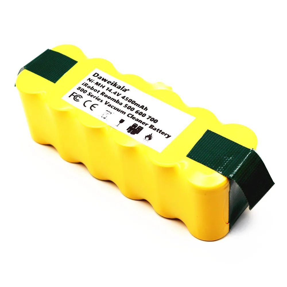 Daweikala 14 4 V 4500 mAh аккумуляторная батарея для iRobotRoomba NiMH пылесос 500 550 560 600 650 700 780