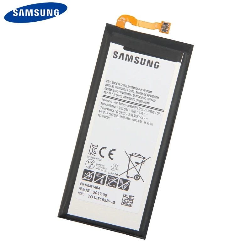 samsung Батарея EB-BG891ABA для samsung GALAXY S7 активный SM-G8910 G891F G891A G891L G891 G891V SM-G891L 4000 мА-ч