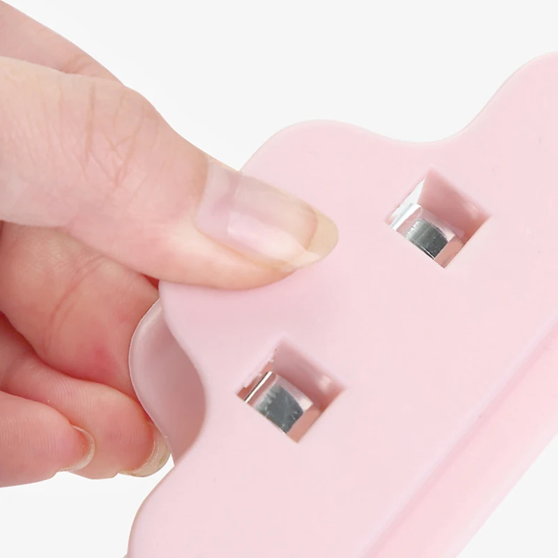 2 шт. зажимы для пакетов бытовые пакеты ланча герметик хранения зажим случайный