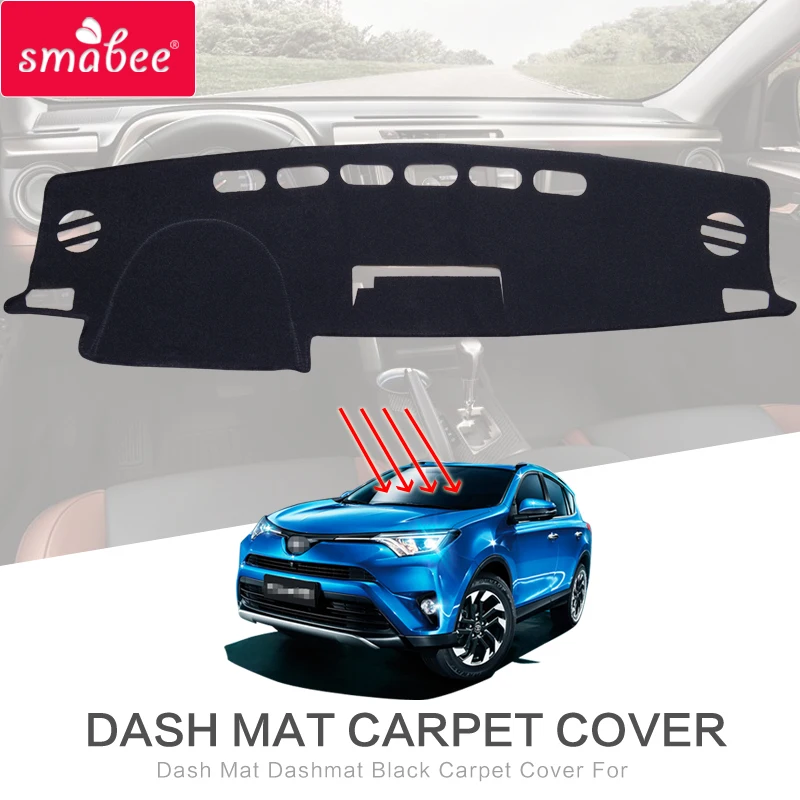 Для Toyota RAV4 XA40 2013 ~ 2018 RAV 4 40 Противоскользящий коврик для приборной панели Накладка
