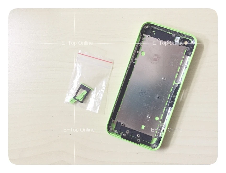 На заказ IMEI Корпус чехол на fundas для iphone 5c задняя крышка полный корпус задний Чехол части с sim-лотком кнопка+ отслеживание