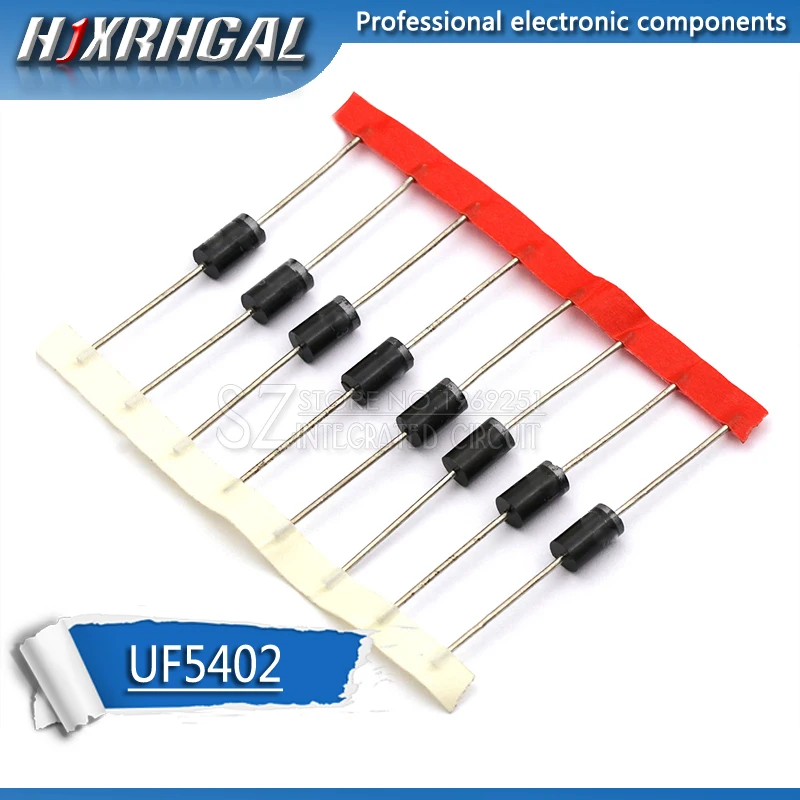 20 шт. UF5402 3 0 AMP. Сверхбыстрые выпрямители hjxrhgal | Электронные компоненты и