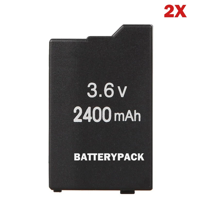 2 шт 3,6 V 2400mAh аккумуляторная батарея для sony psp 2000 psp 2000 psp 3000 psp 2000 psp 3000 psp playstation сменные батареи