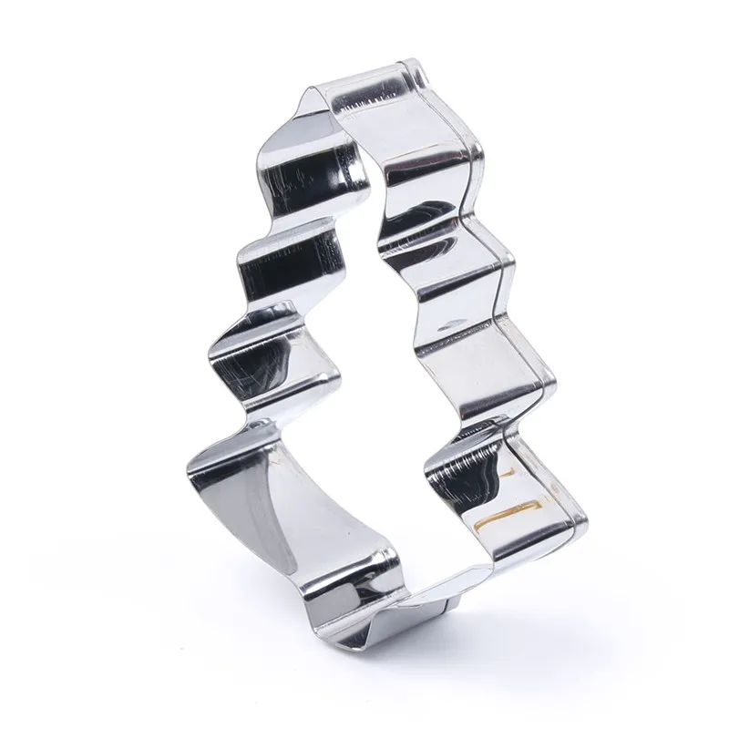 1PC Christmas Tree Shaped Aluminium Mold Buscuit Tools Cookie Cake Jelly Pastry Kitchen Baking Cutter Mould Tool | Дом и сад