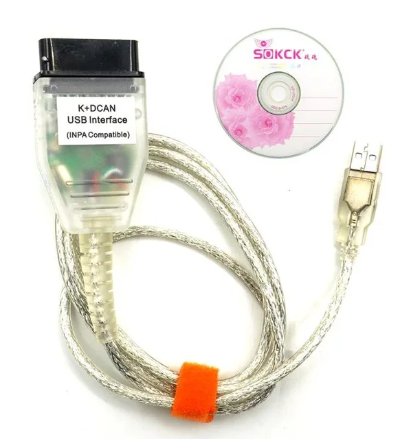 Автомобильный диагностический инструмент INPA K + CAN интерфейсный кабель USB DCAN с 20