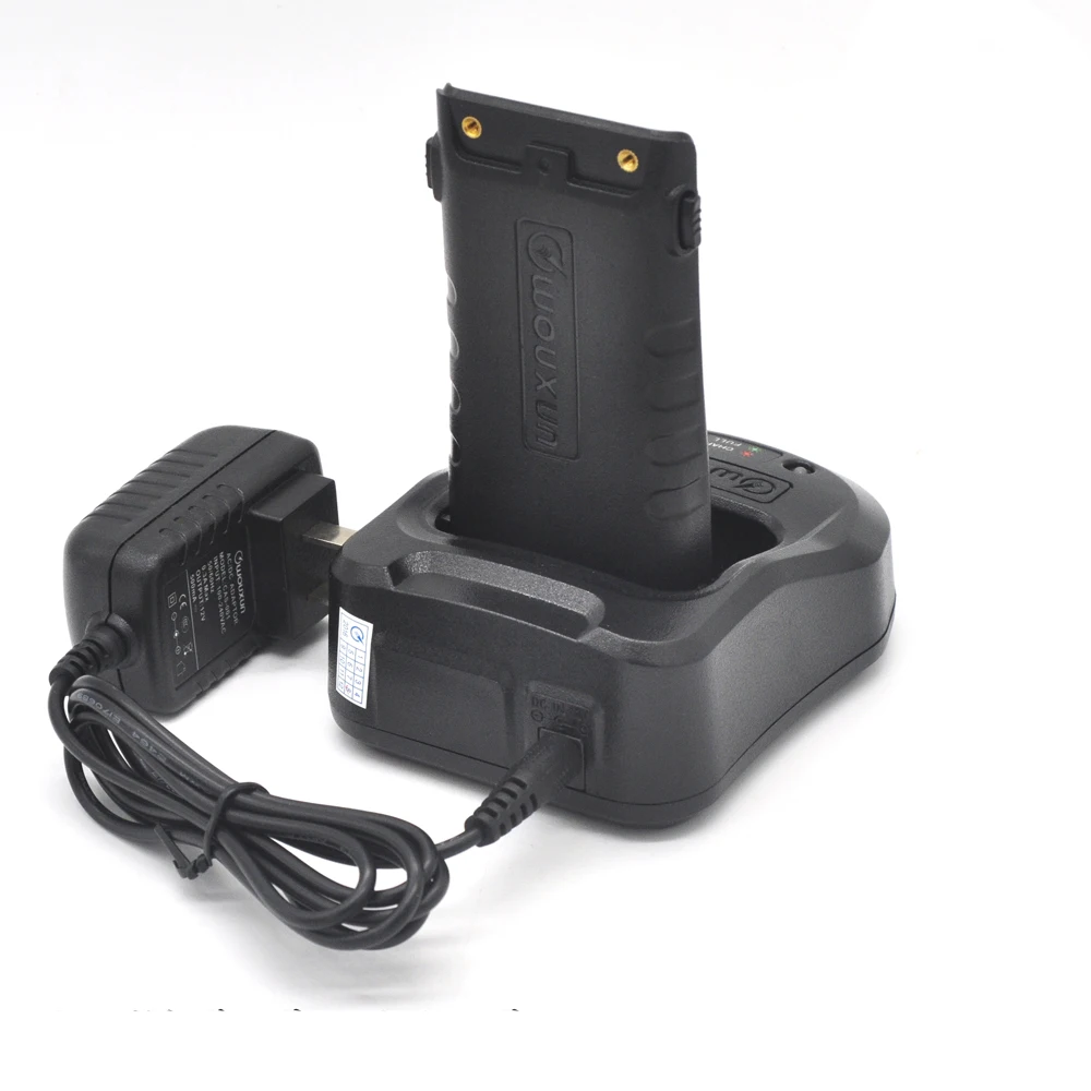 YIDATON Original battery charger with adapter for Radio Walkie Talkie Wouxun KG-UV9D two way radio EU/US plug