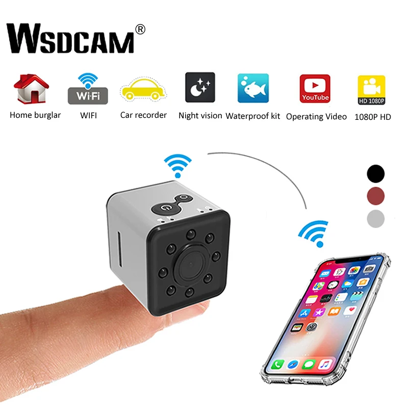 

SQ13 HD WIFI Small Mini IP Camera Cam 1080P Video Sensor Night Vision Camcorder Micro Cameras DVR Motion Recorder Camcorder SQ13