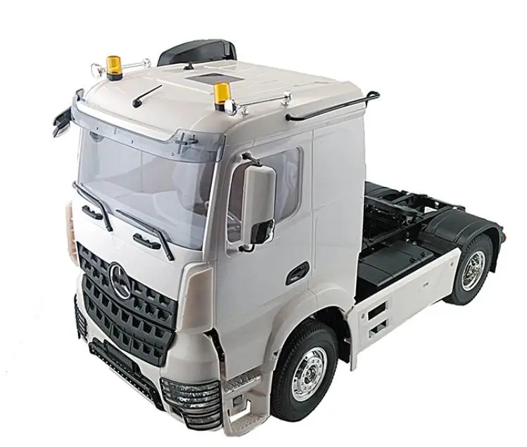 1/14 Scale Collectible RC Accessory Trailer Head Milky Color 3 Speed Tiaxial TRAILER Hauler Assembly Car For Tractor Truck | Игрушки и