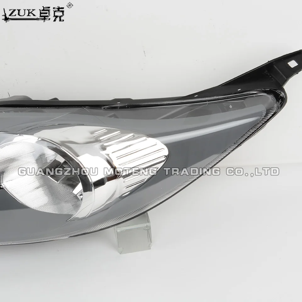 ZUK левый или правый передний бампер Фара для Ford Fiesta 2009 2010 2011 2012 с лампами внутри