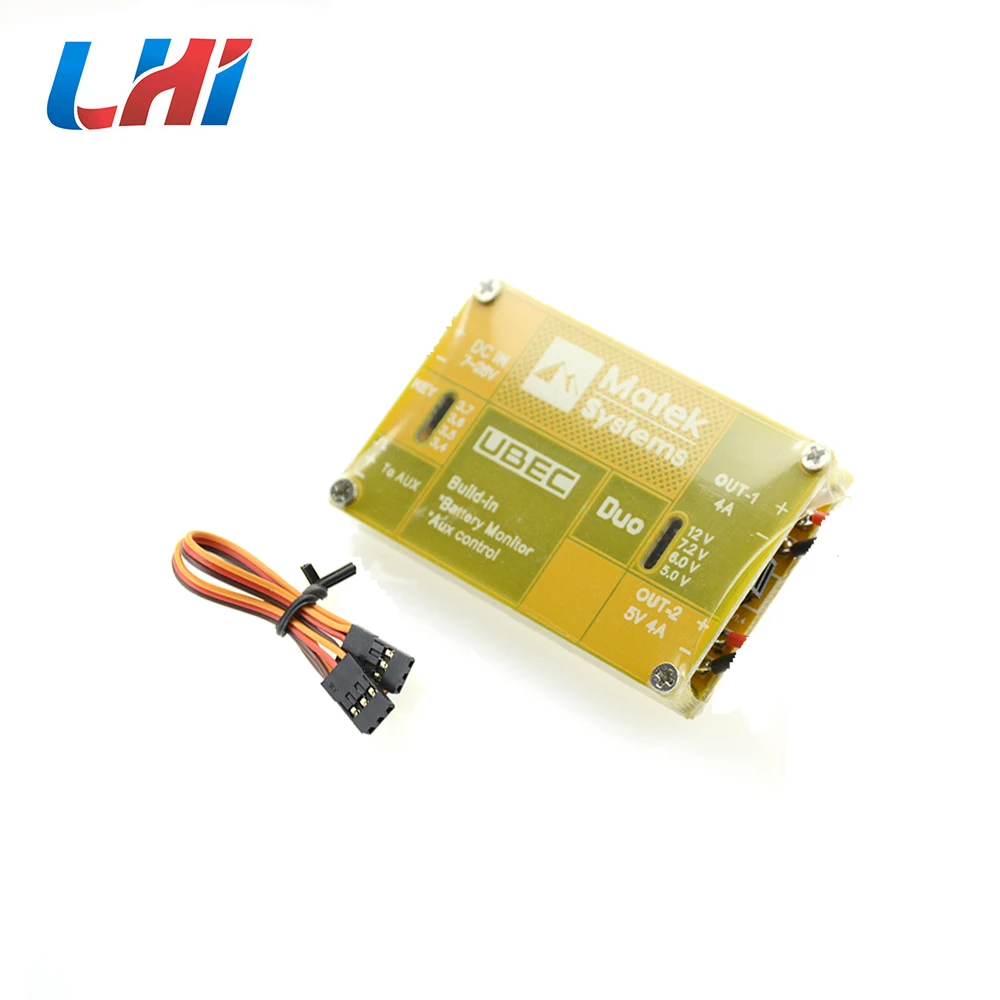 U4A2P UBEC модуль питания двойной способ 4A 5 ~ 12 В в Встроенный монитор батареи Aux