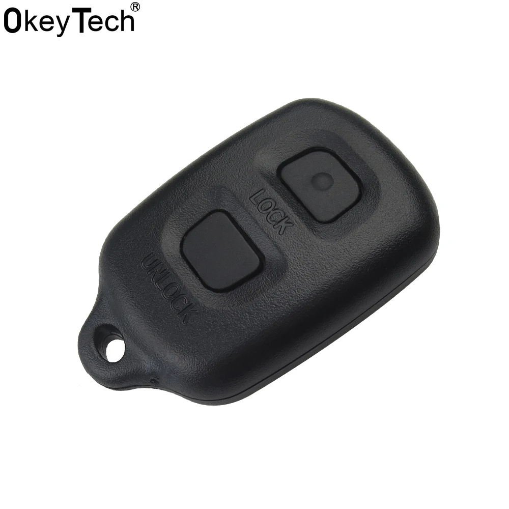 OkeyTech 2 кнопки сменный Корпус ключа Fob чехол подходит для Toyota RAV4 Corolla 1998 1999 новый