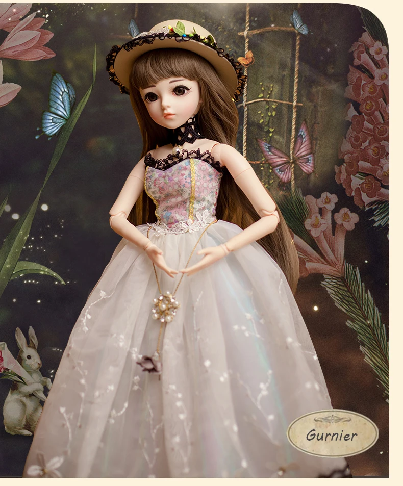 S8- гурнье 1/3 60 см Josephina-Doris BJD куклы Республика Китай Эра Девушка одета Смолы Реалистичные куклы