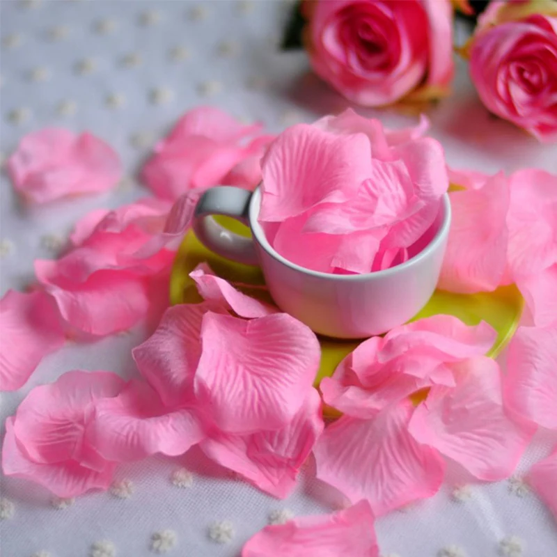 5000 шт лепестки роз Свадебные аксессуары Petalos De Rosa свадебные украшения из