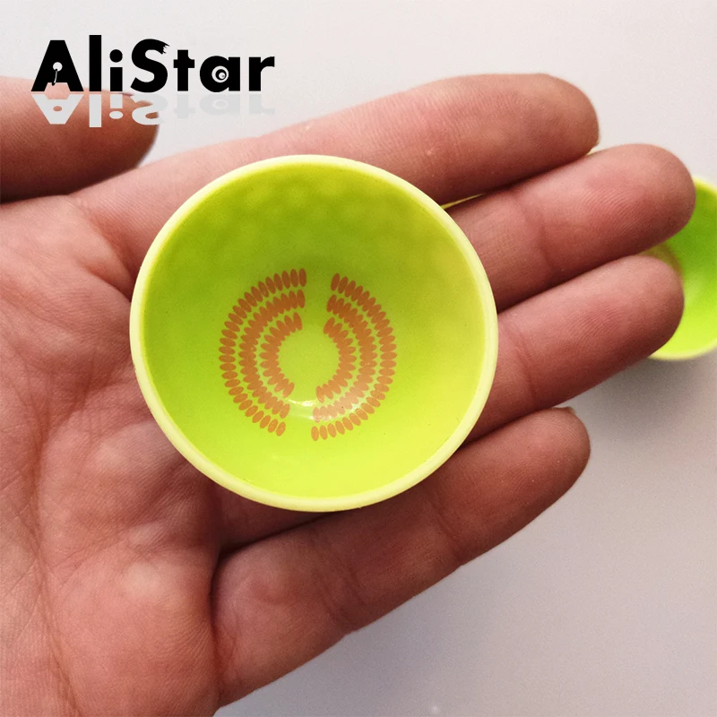 20 шт./лот Симпатичные Мини чаши арбуз оранжевая форма Круглые Пластиковые