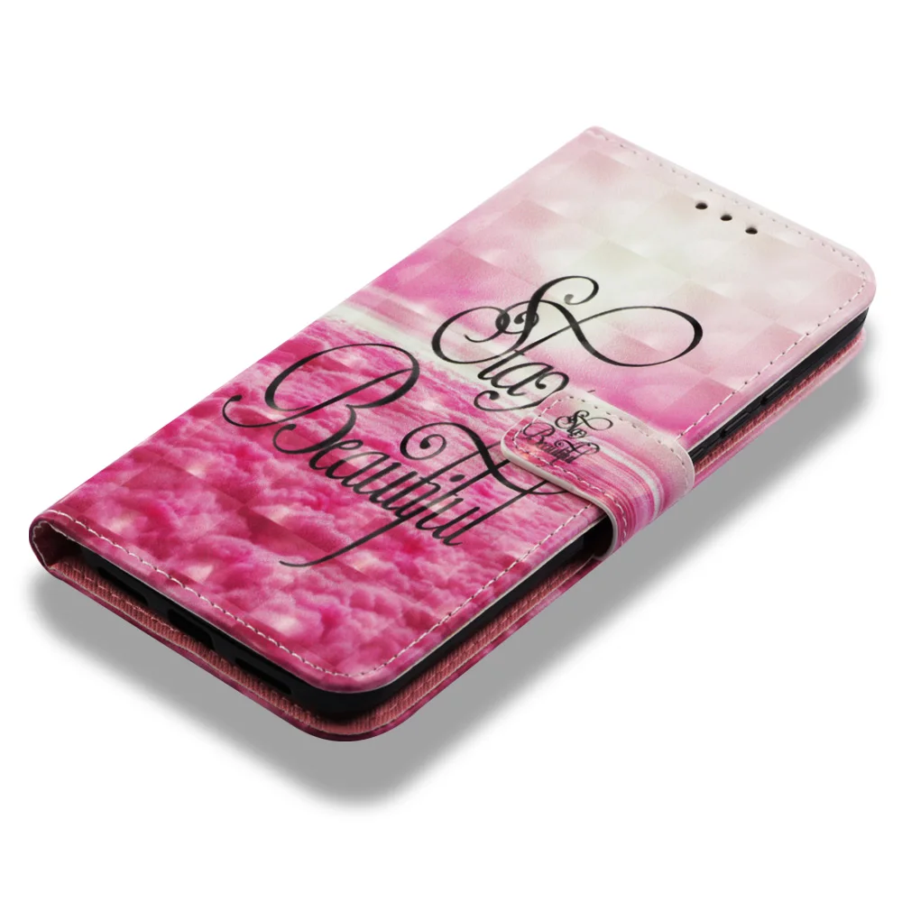 Для Alcatel Revvl 2 Plus 7 Folio 2018 держатель 3D окрашенная кожа мягкая задняя крышка флип
