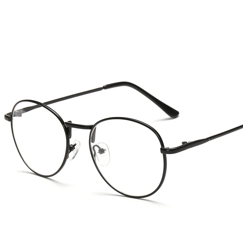 

Metal Glasses Frame Men Women Finished Myopia Glasses Frames Round Vintage Myopia Glasses -1.0 -1.5 -2.0 -2.5 -3.0 -3.5 -4.0
