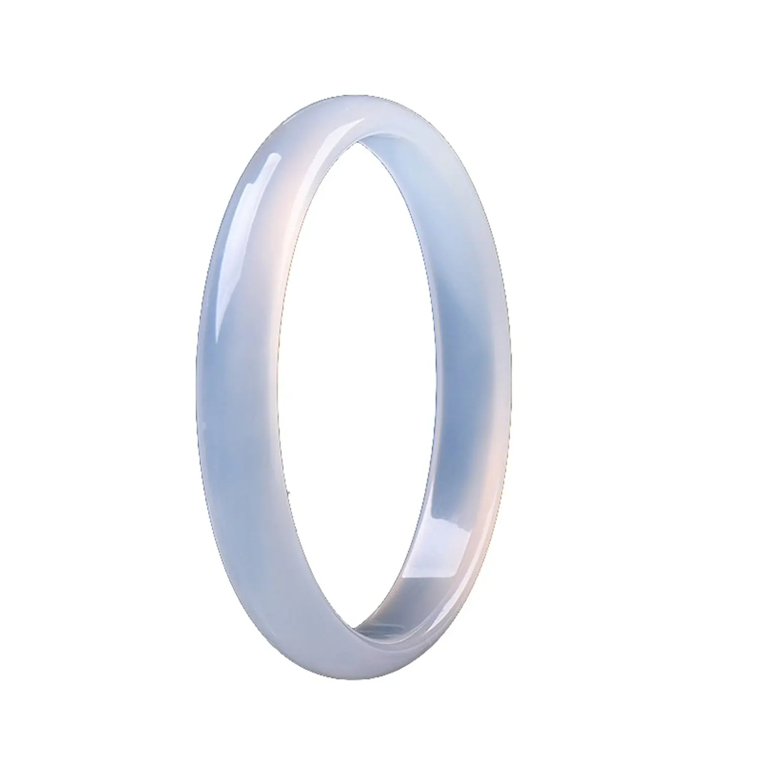 Чистый Натуральный Полированный Белый Агат браслет|gift gifts|fashion jewelrygift accessories |