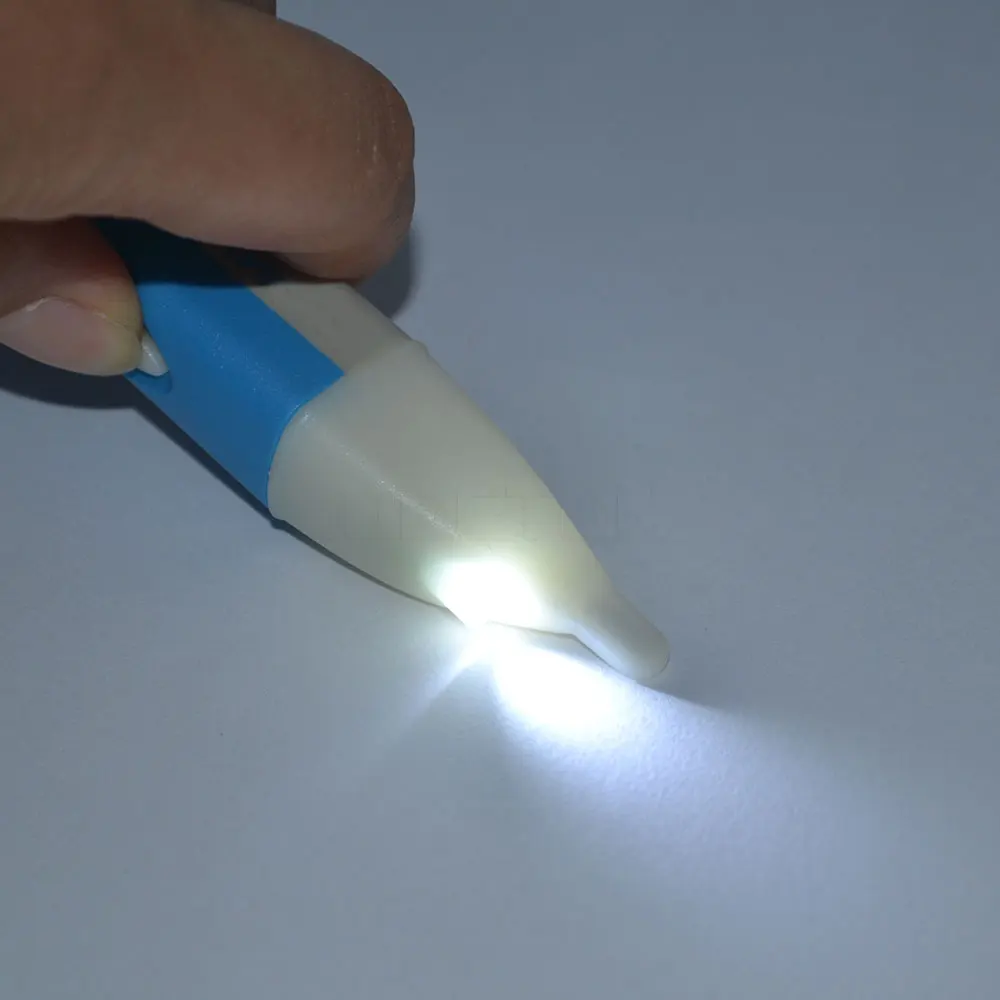 

Kebidumei 2017 HOT Electric Marking Pen Sensitive AC Sensor Durable Voltage Detector Tester AC 90 1000V Testing LED Buzzer
