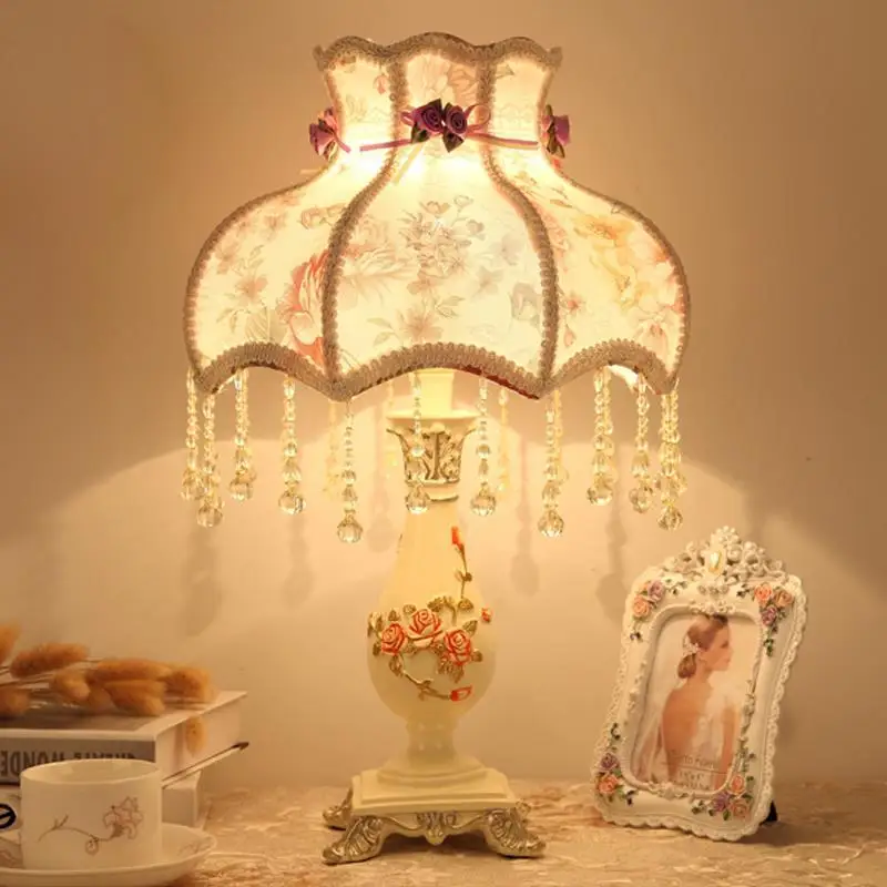 Домашняя настольная лампа Tafellamp Lampe Chevet Chambre Lampara Dormitorio Европейский дом Abajur Para Quarto