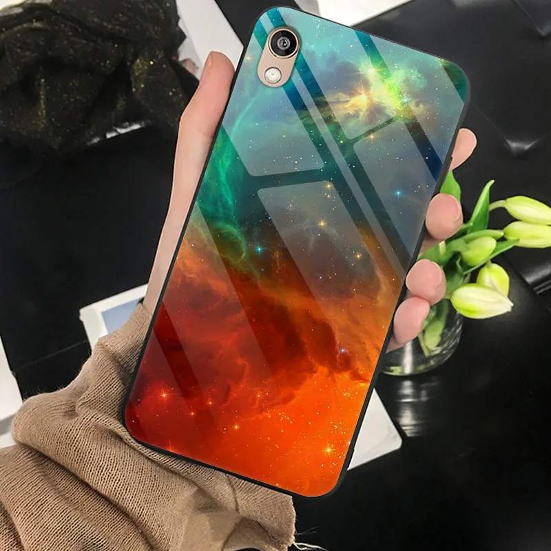 Чехол из закаленного стекла для huawei Honor 8 S, чехол, ударопрочная силиконовая рамка, твердый чехол для huawei Y5, чехол для телефона на Honor 8s 8 S