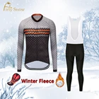 2022 велосипедная Джерси, Мужская зимняя велосипедная одежда, комплект термальной флисовой одежды для триатлона, одежда для горного и шоссейного велосипеда, форма для Майо, наряд