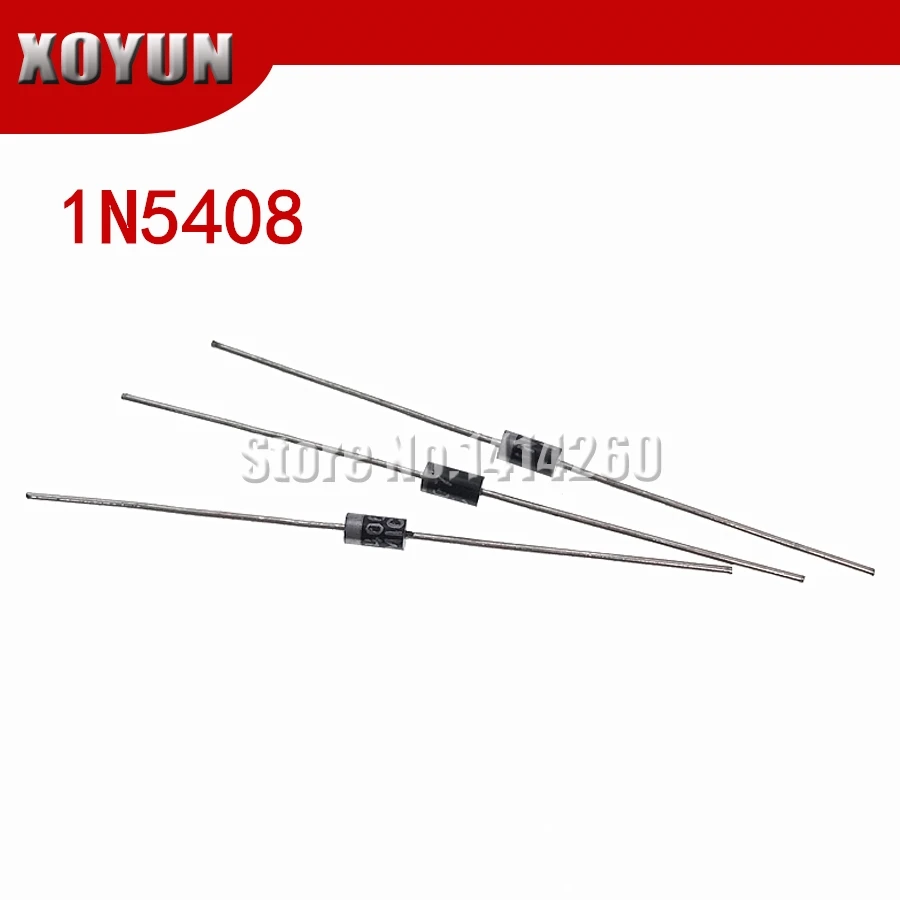 20 шт./лот 1N5408 IN5408 3A 1000V DO-27 выпрямительный диод