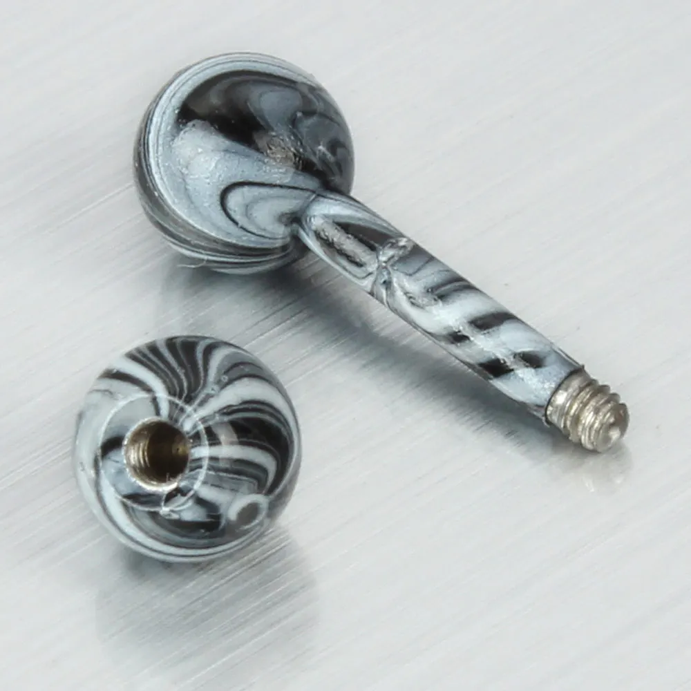 Оптовая продажа 10 шт./лот нержавеющая сталь Tragus Helix серьги мяч штанга пирсинг