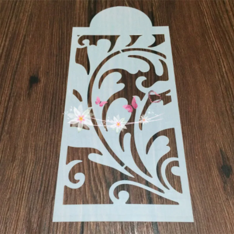 1 шт. красивый винтажный трафарет в форме распылителя многоразовый аэрограф