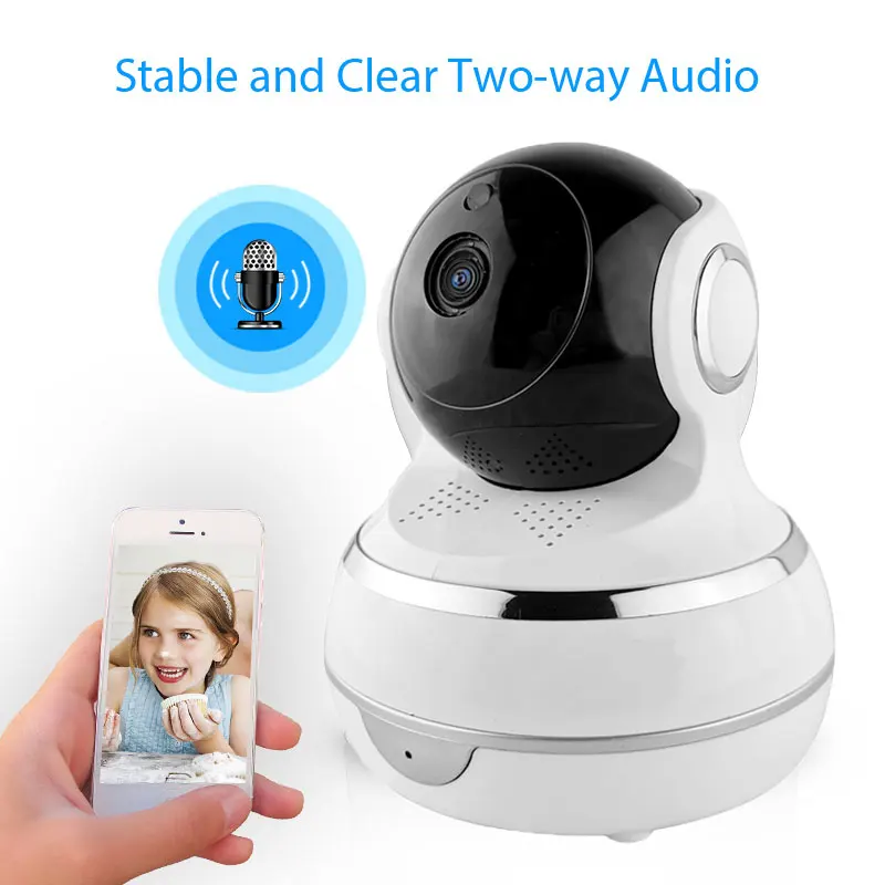 Беспроводная IP камера 1080P 720P с поддержкой Wi Fi и функцией автослежения|Камеры