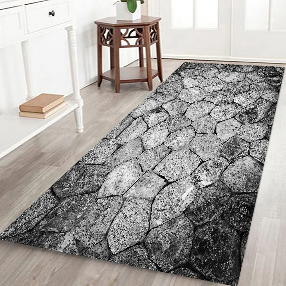 3D имитационный коврик с текстурой камня ковер на заказ прикроватный