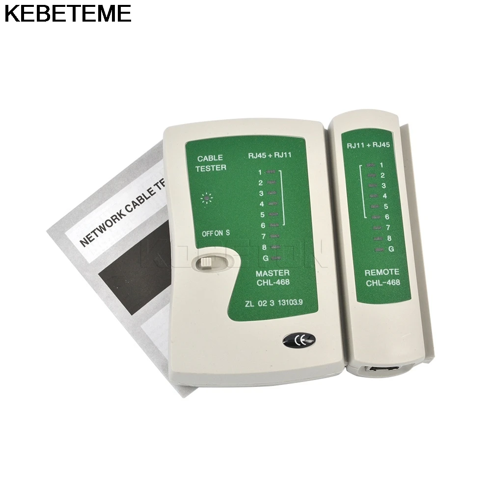 Кабельный тестер сетевой трекер для телефонных проводов трассировщик Ethernet LAN RJ45