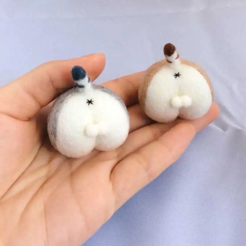 Иглы для валяния Собака Кошка Животное приклад специальный подарок на день рождения тыкающиеся наборы не готовая ручная работа шерсть валяния материал посылка