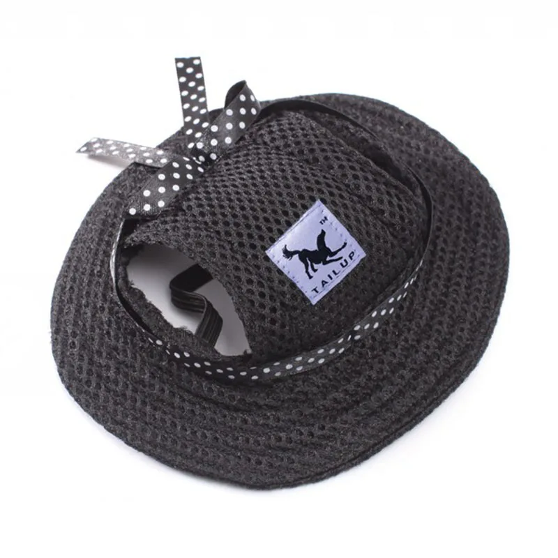 Принцессы Кепки Лето ткань сетка дышащий Pet оттенок маленькая собака Открытый