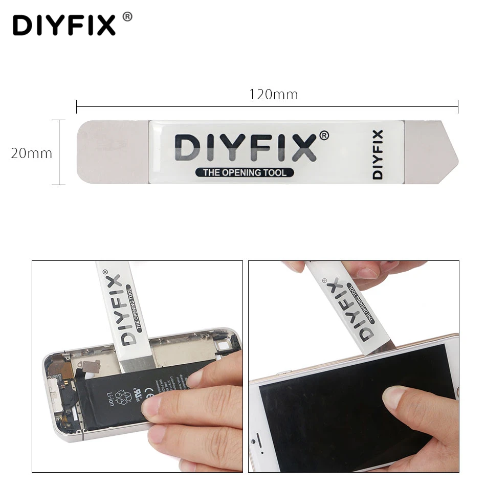 DIYFIX 21 в 1 Набор инструментов для ремонта мобильного телефона, набор мини-отверток, набор для открывания экрана, плоскогубцы для iPhone Xs, 8 P, iPad, samsung