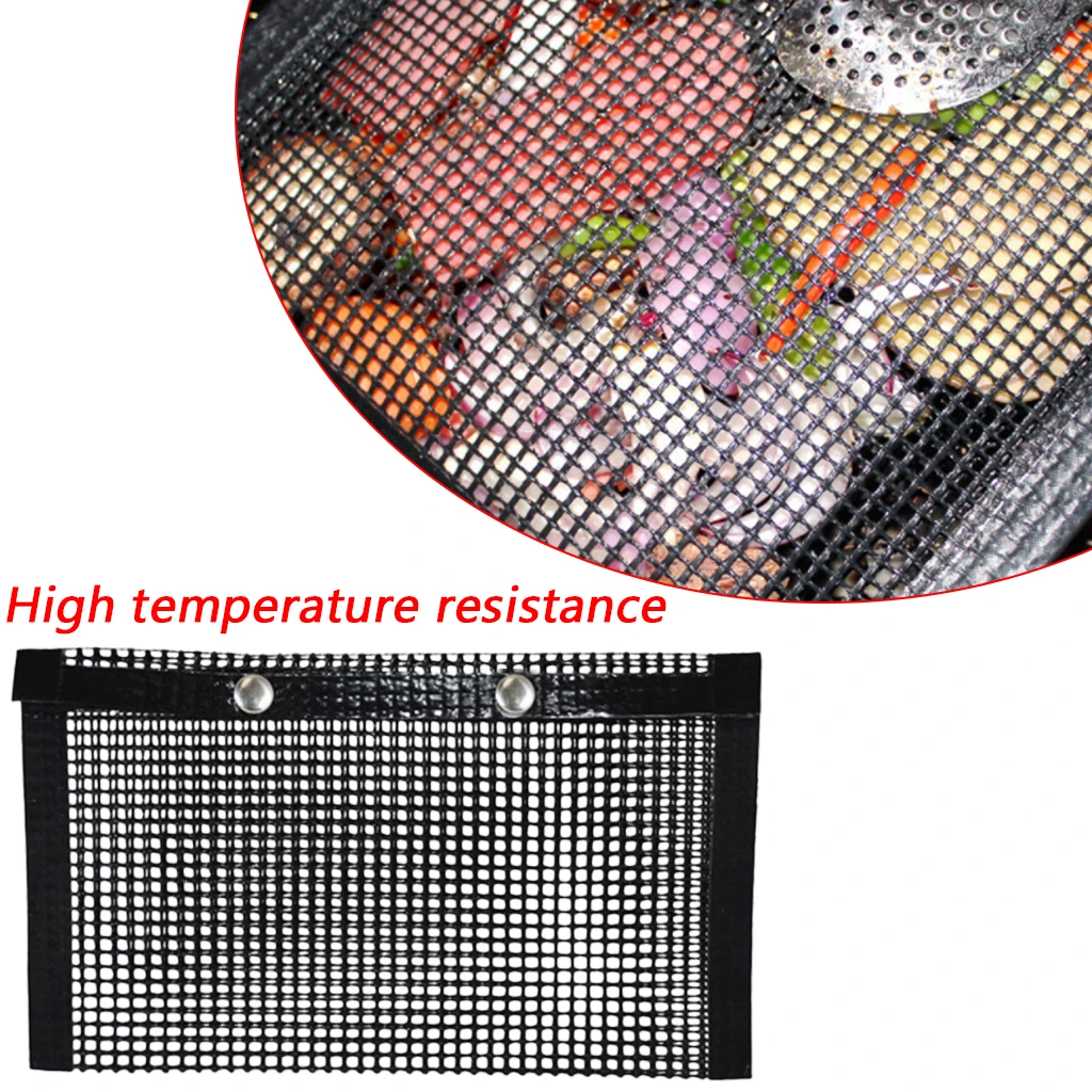 Hot New Non-Stick Mesh Grilling Bag Outdoor Picnic Tool Barbecue Reusable And Easy To Clean BBQ Bake | Дом и сад