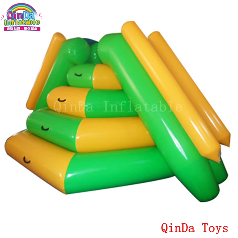 Китайский поставщик заводская цена плавающая водная горка 2 полосы надувная для