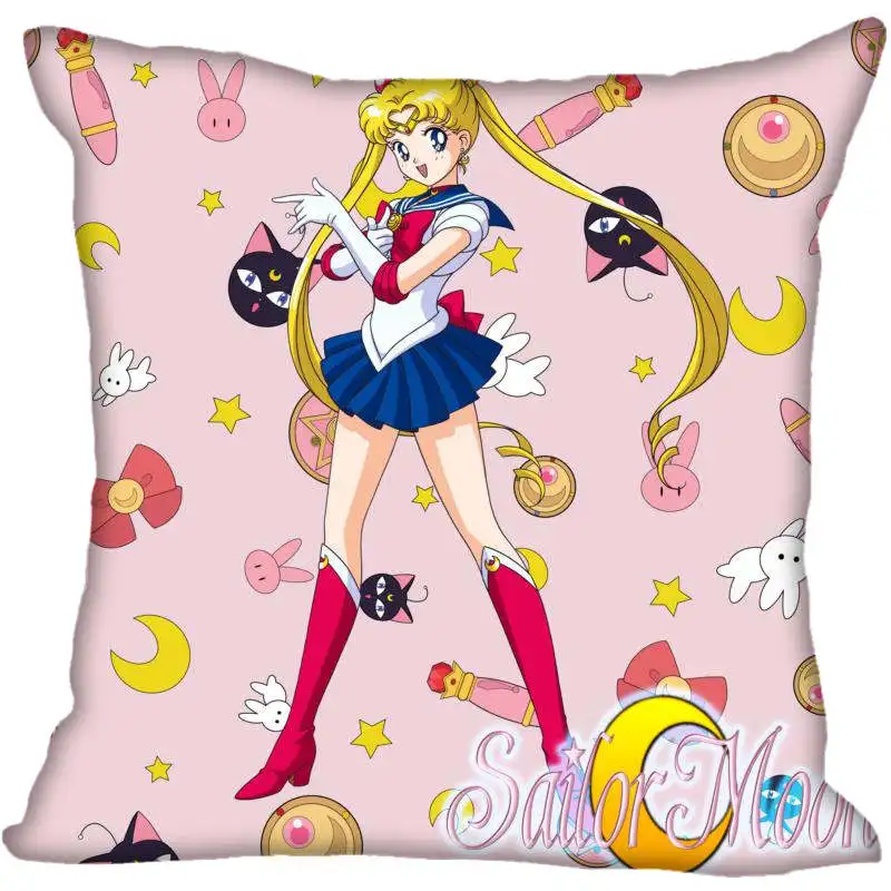 Pillowcase 8 Лучшая декоративная Свадебные наволочки Сейлор Мун, наволочки для подушек, индивидуальный подарок для(с одной стороны), наволочки с принтом - Цвет: Pillowcase 8