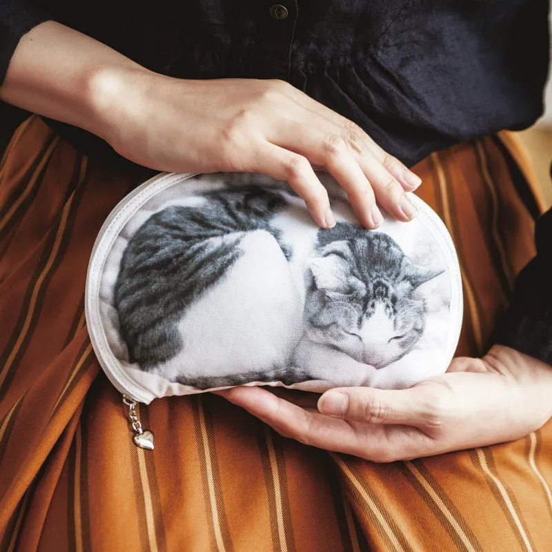 Cat дизайнер дорожная косметичка Для женщин модные косметички японский нарядная
