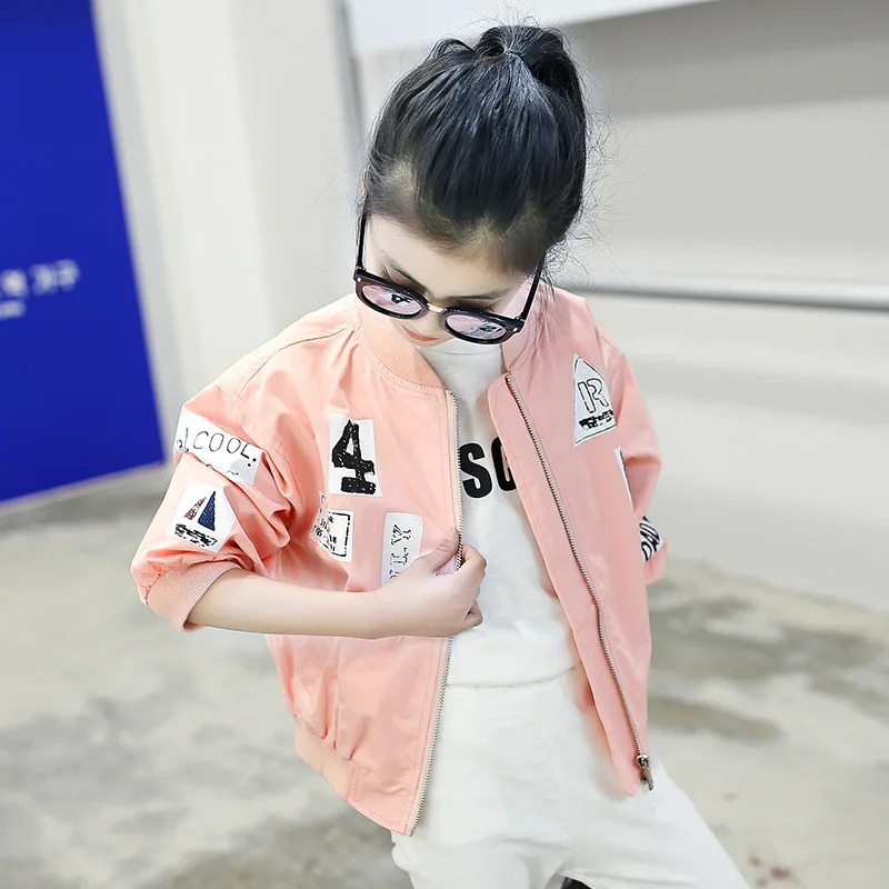 Куртка для Обувь девочек 2017 осенняя одежда Дети пальто кардиган детская куртка