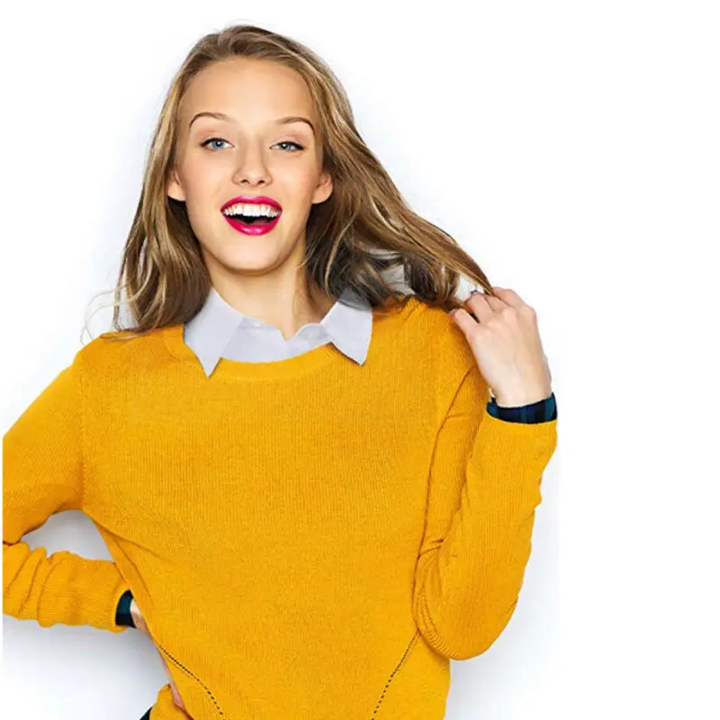 Накладной воротник для женщин накладная полурубашка блузка винтажный съемный