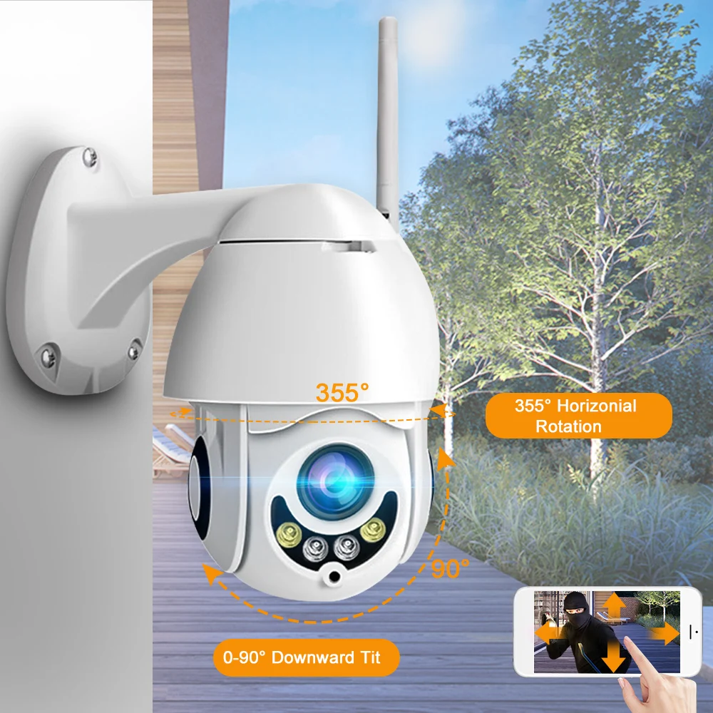 DIDIHOU 1080P беспроводная камера видеонаблюдения, Wifi, инфракрасная ip-камера, наружная двухсторонняя аудио P2P домашняя охранная камера наблюдения