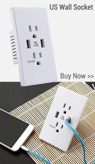 Настенная розетка, Универсальный стандартный отвод с двумя usb-портами, зарядное устройство, высокоскоростной адаптер, блок питания переменного тока