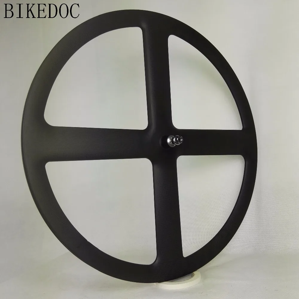 BIKEDOC 700c 4 карбоновые колеса со спицами fixie карбоновая колесная пара с четырьмя