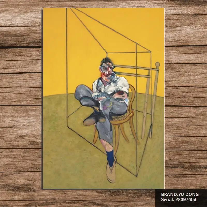 Бекон три Фрэнсис исследования Люсьена Фрейда NO2 стены картина-принт на холсте