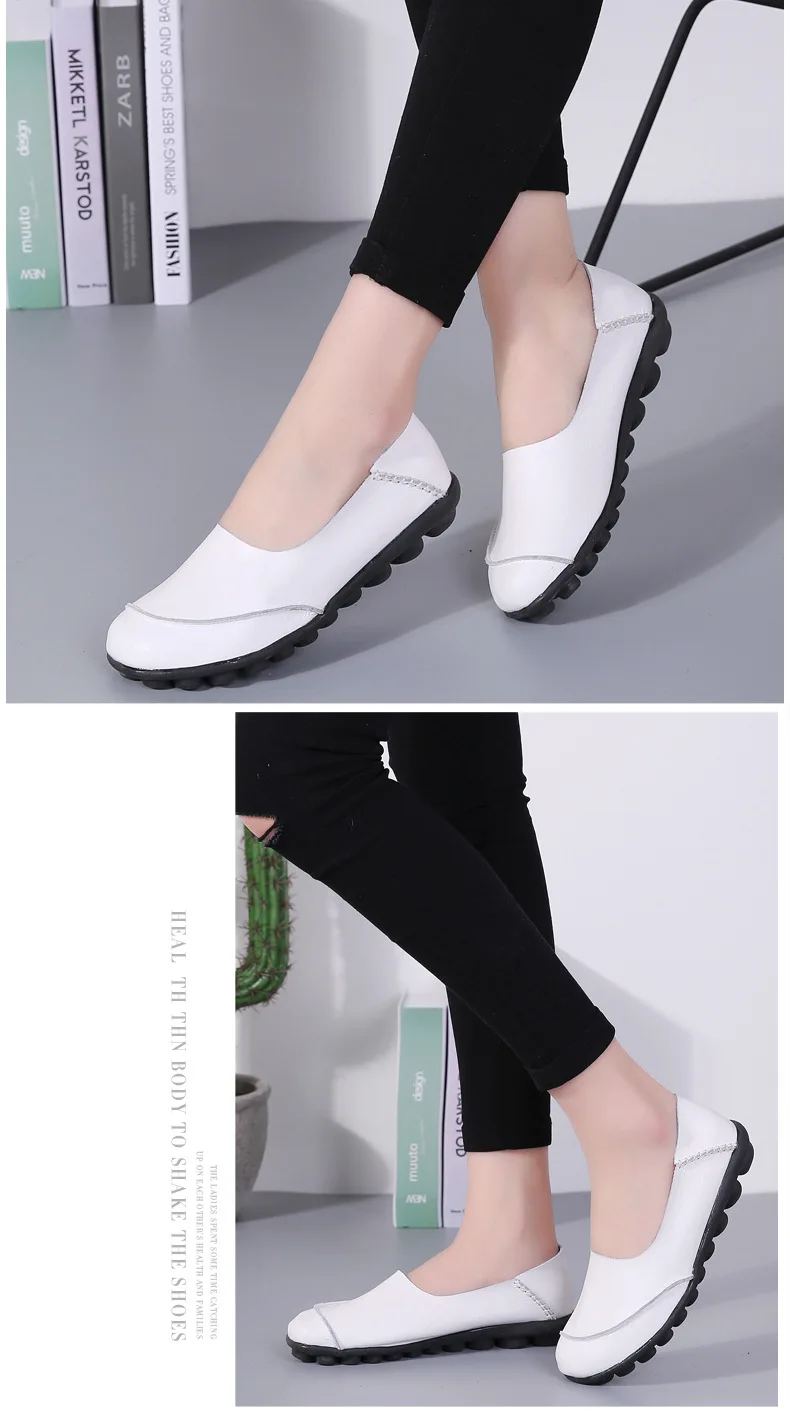 Women Flats Shoes Woman New Moccasins Loafers Women Casual Shoes Genuine Leather Fashion Classic Driving Woman Footwear