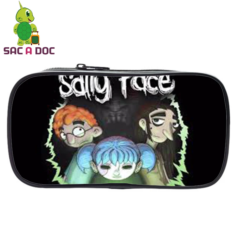 Sally Face косметички косметический Чехол Дорожный кейс для косметики чехол