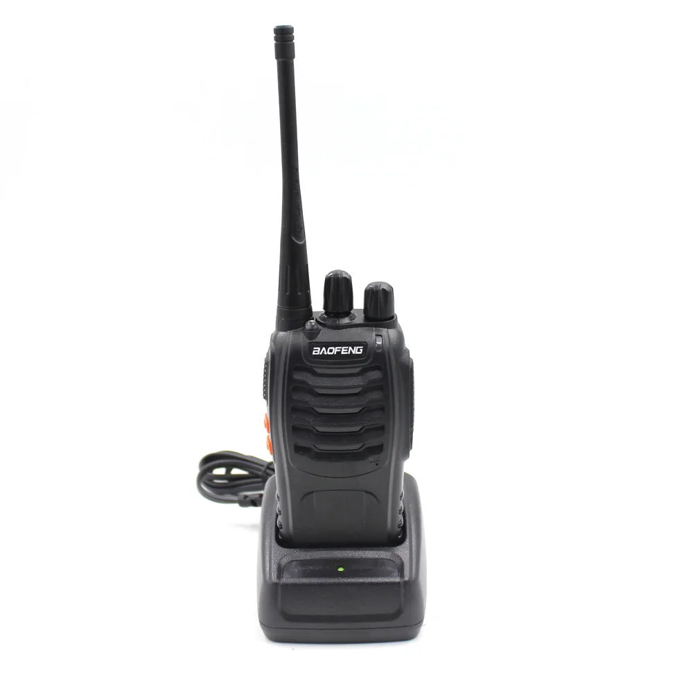 2PCS/LOT Best Selling BF-888 Portable Walkie Talkie UHF 400-470Mhz 5W 1500MAh Li-ion Cheap Two Way Radio | Мобильные телефоны и