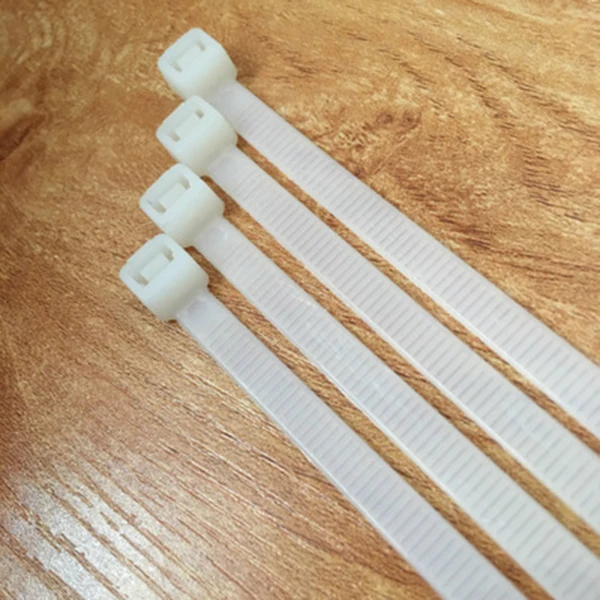 Лучшая цена натуральный нейлон галстуки на молнии Галстуки белый 500 шт 4 8x250
