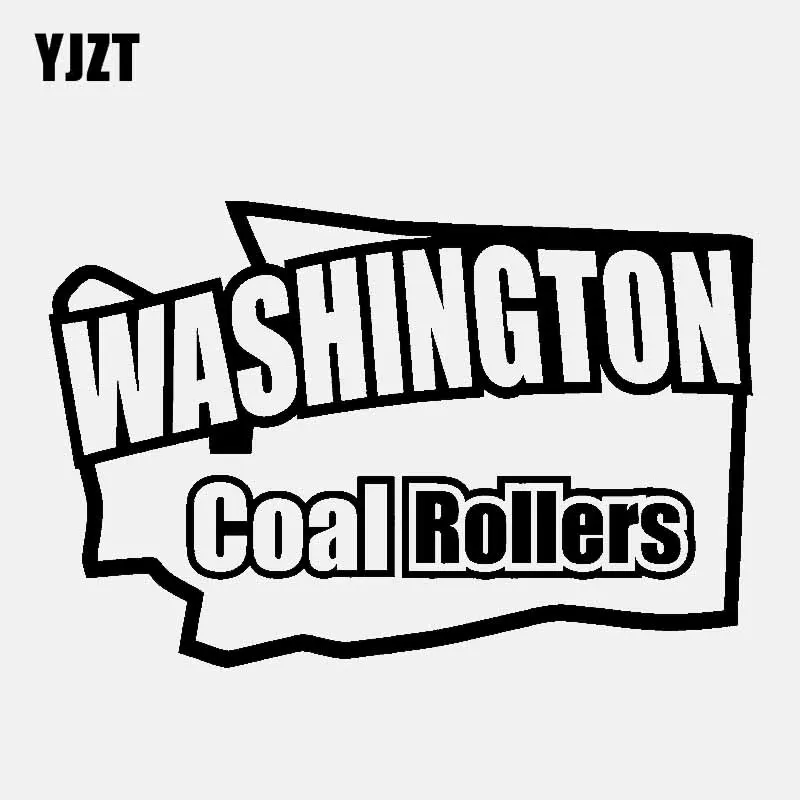 YJZT 13 6 см * 9 1 Вашингтона Coal Rollers виниловые наклейки в виде Фотообоев c переводными